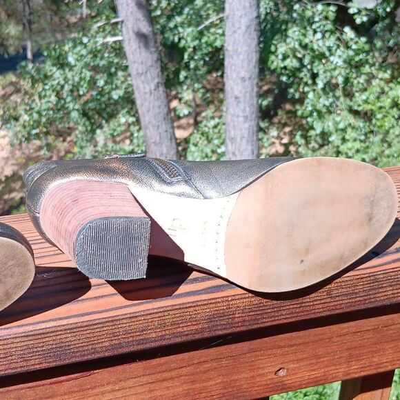 Cole Haan Black Brush Off Metallic Cassidy Bootie - Picture 14 of 16